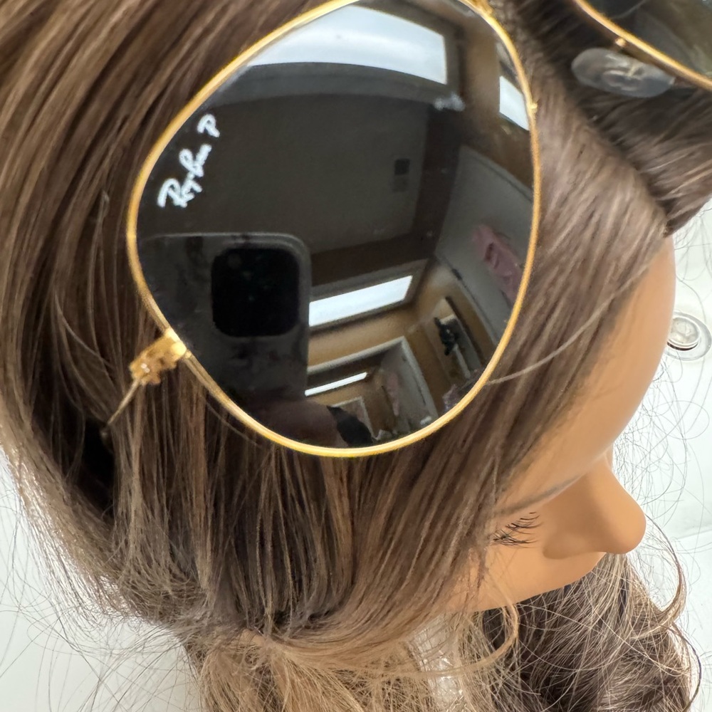 Ray-Ban Gold Frame Aviator Sunglasses Large Frames Vintage - Picture 5 of 14
